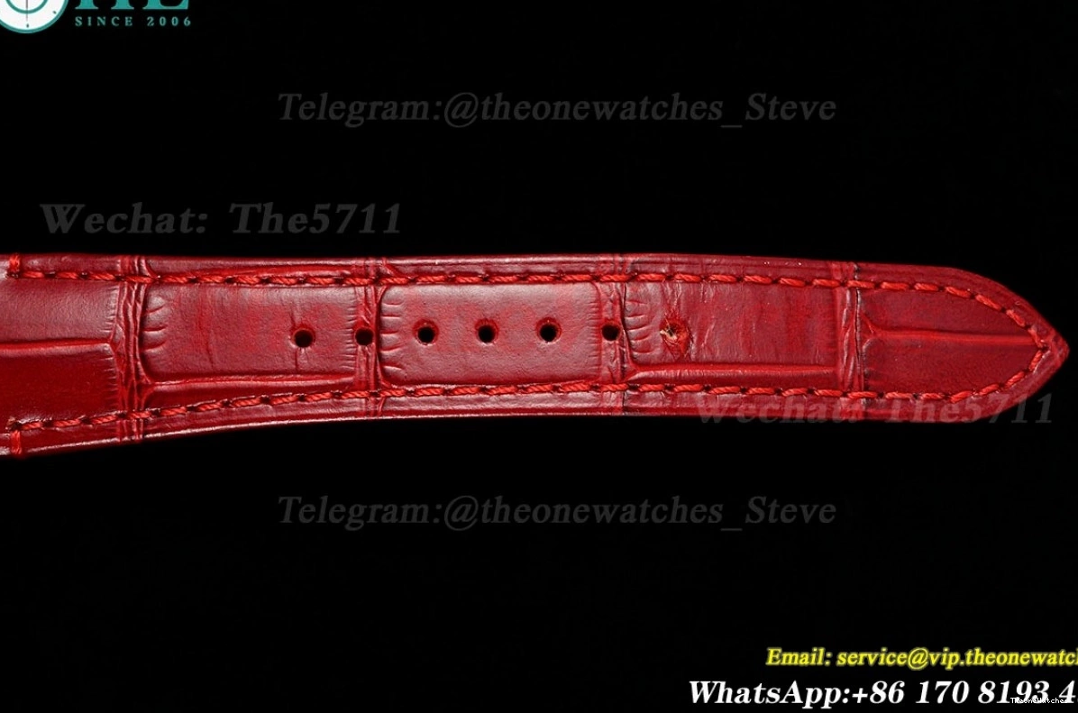 30mm SS De Ladies White LE Cartier Quartz RG Dial Red Pasha AF 0325